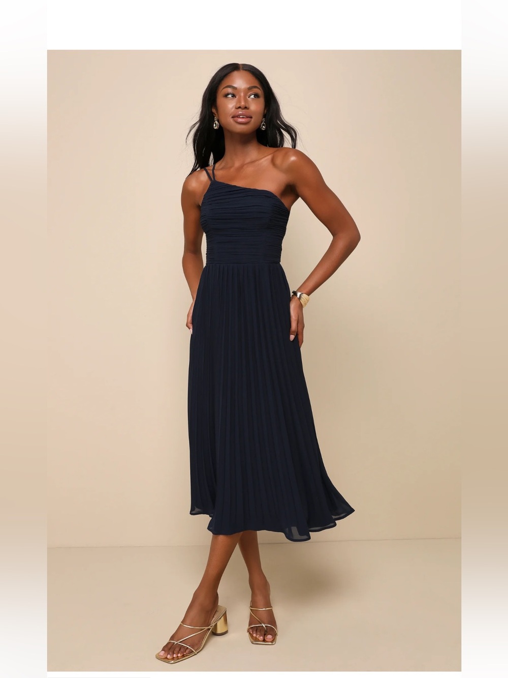 Lulus Dress M Formal Blue